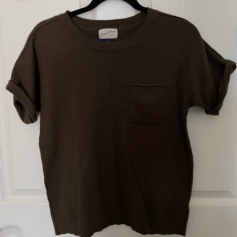 fleece green top